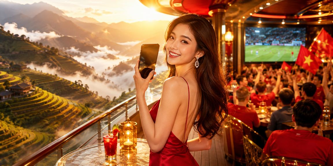 Người chơi tại Sa Pa sử dụng ứng dụng casino di động trên điện thoại Android